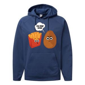 I'm Your Father Potato And Fries Performance Fleece Hoodie