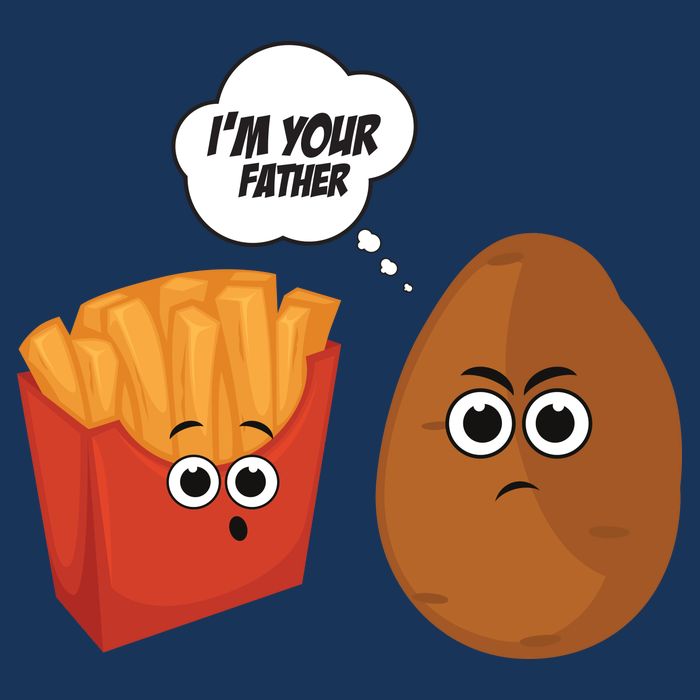 I'm Your Father Potato And Fries USA-Made Doggie Bandana