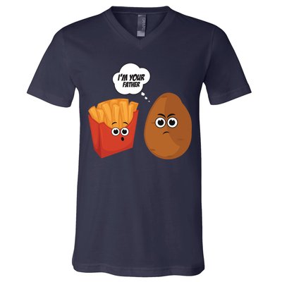 I'm Your Father Potato And Fries V-Neck T-Shirt