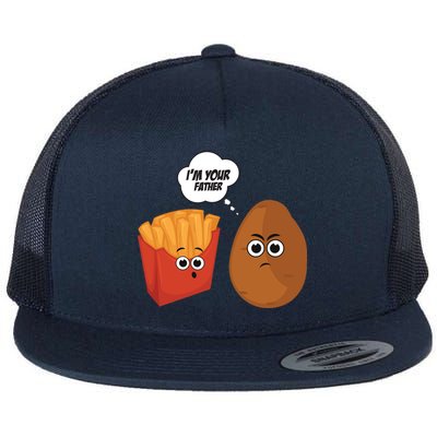 I'm Your Father Potato And Fries Flat Bill Trucker Hat