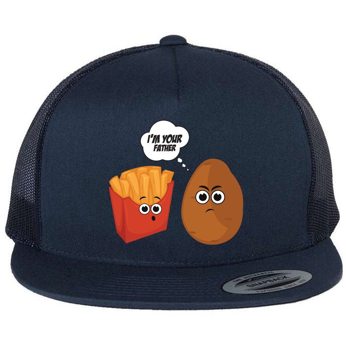 I'm Your Father Potato And Fries Flat Bill Trucker Hat