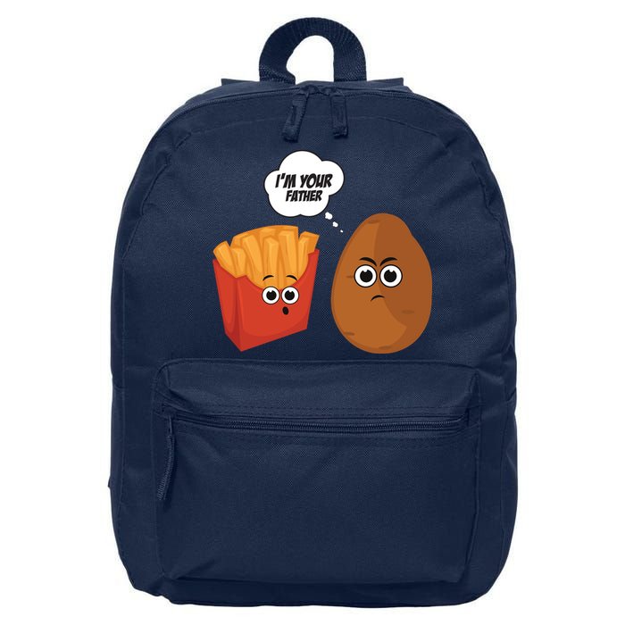 I'm Your Father Potato And Fries 16 in Basic Backpack
