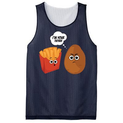 I'm Your Father Potato And Fries Mesh Reversible Basketball Jersey Tank