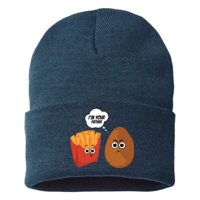 I'm Your Father Potato And Fries Sustainable Knit Beanie