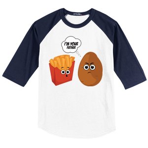 I'm Your Father Potato And Fries Baseball Sleeve Shirt