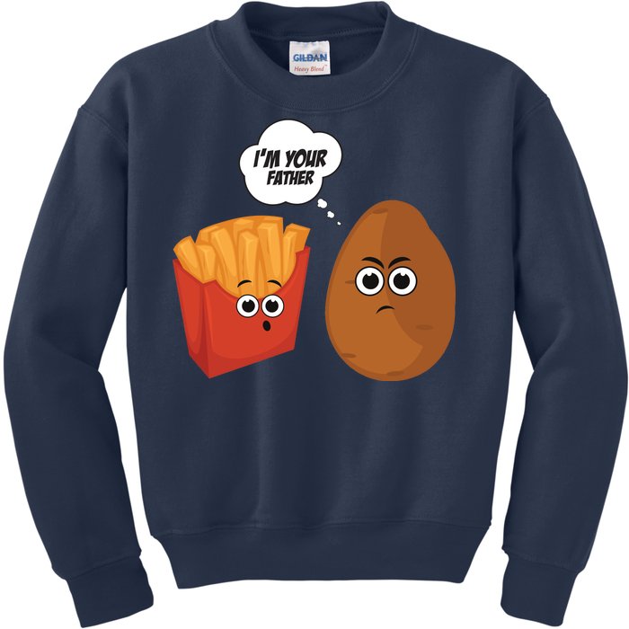 I'm Your Father Potato And Fries Kids Sweatshirt