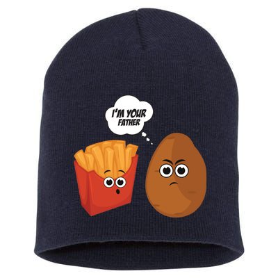 I'm Your Father Potato And Fries Short Acrylic Beanie