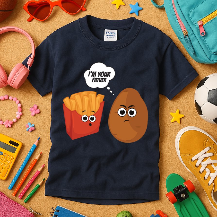 I'm Your Father Potato And Fries Kids T-Shirt