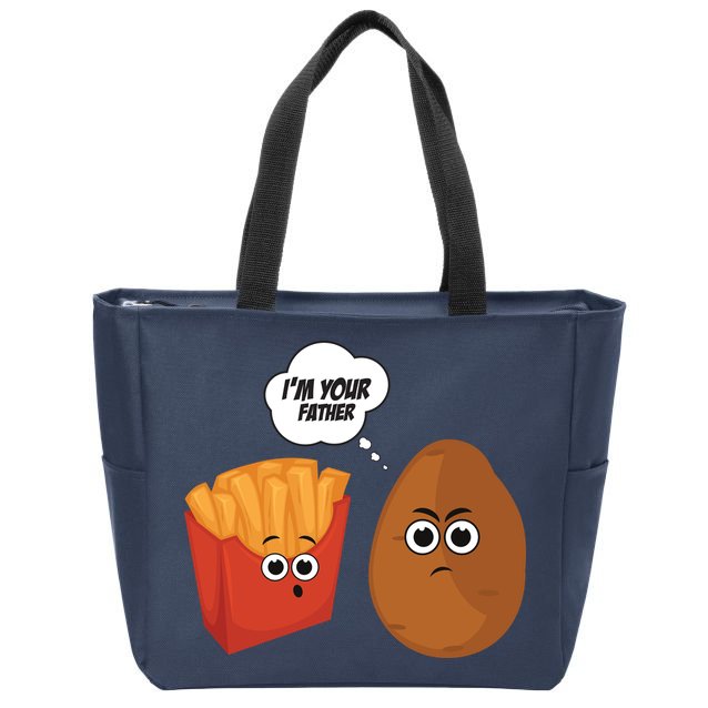 I'm Your Father Potato And Fries Zip Tote Bag