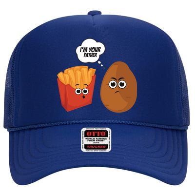 I'm Your Father Potato And Fries High Crown Mesh Back Trucker Hat