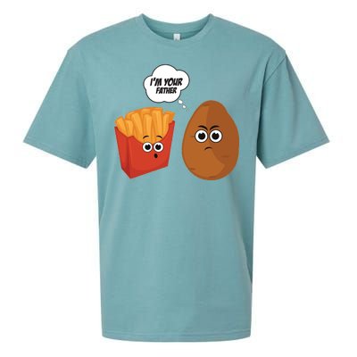 I'm Your Father Potato And Fries Sueded Cloud Jersey T-Shirt