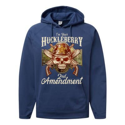 I'm Your Huckleberry 2nd Amendment Performance Fleece Hoodie