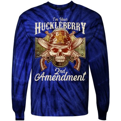 I'm Your Huckleberry 2nd Amendment Tie-Dye Long Sleeve Shirt