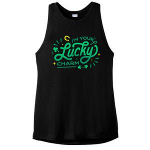 I'm Your Lucky Charm Ladies PosiCharge Tri-Blend Wicking Tank