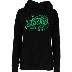 I'm Your Lucky Charm Womens Funnel Neck Pullover Hood