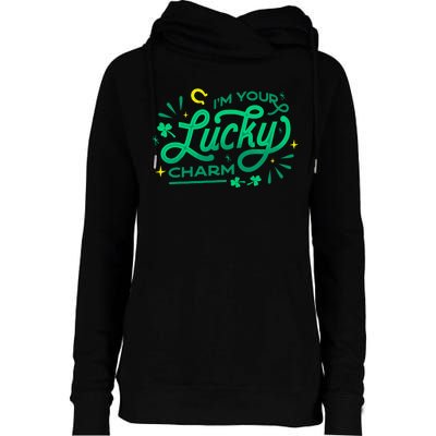 I'm Your Lucky Charm Womens Funnel Neck Pullover Hood