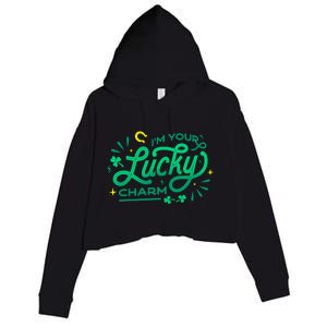 I'm Your Lucky Charm Crop Fleece Hoodie