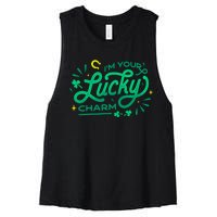 I'm Your Lucky Charm Women's Racerback Cropped Tank