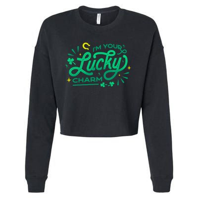 I'm Your Lucky Charm Cropped Pullover Crew