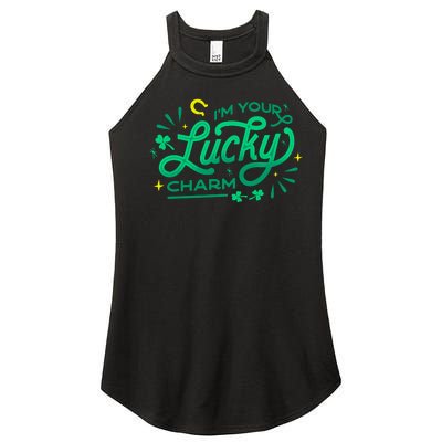 I'm Your Lucky Charm Women’s Perfect Tri Rocker Tank