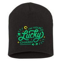 I'm Your Lucky Charm Short Acrylic Beanie