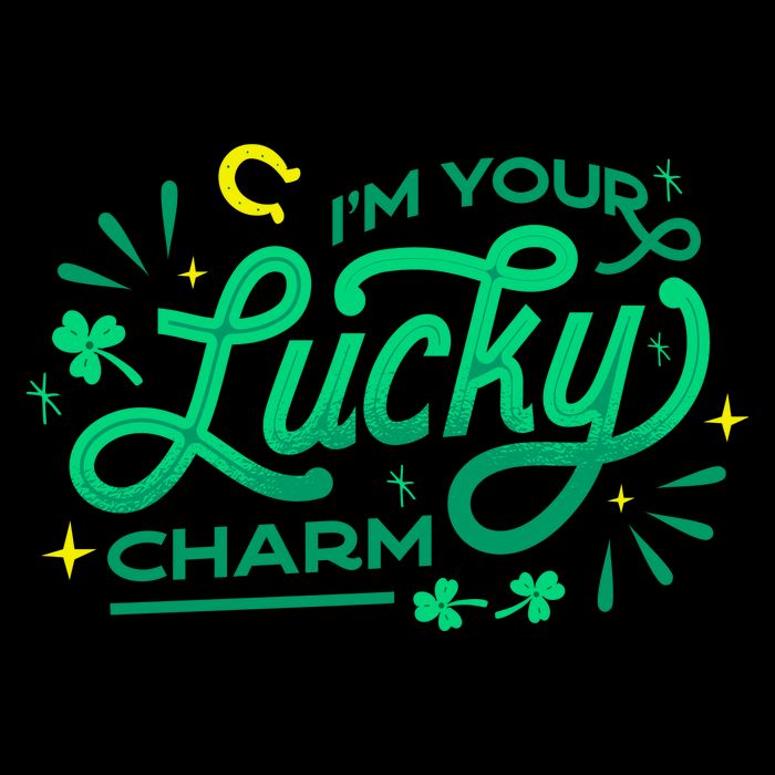 I'm Your Lucky Charm Short Acrylic Beanie
