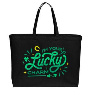 I'm Your Lucky Charm Cotton Canvas Jumbo Tote