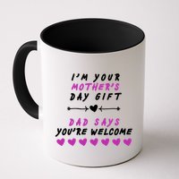 i'm Your Mothers Day Gift Dad Says Your Welcome Mug