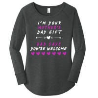 i'm Your Mothers Day Gift Dad Says Your Welcome Women's Perfect Tri Tunic Long Sleeve Shirt