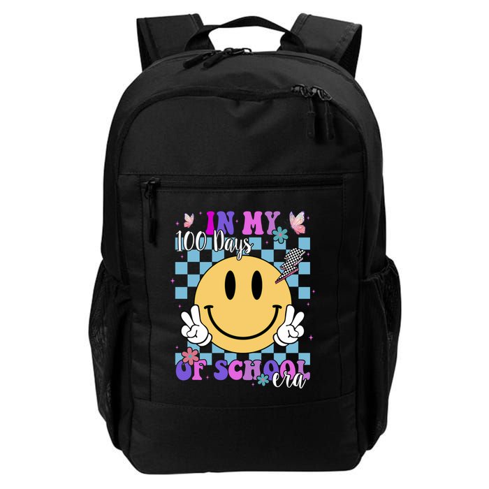 In My 100 Days Of School Era Retro Groovy Smile Backpack