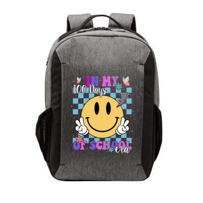 In My 100 Days Of School Era Retro Groovy Smile Vector Backpack