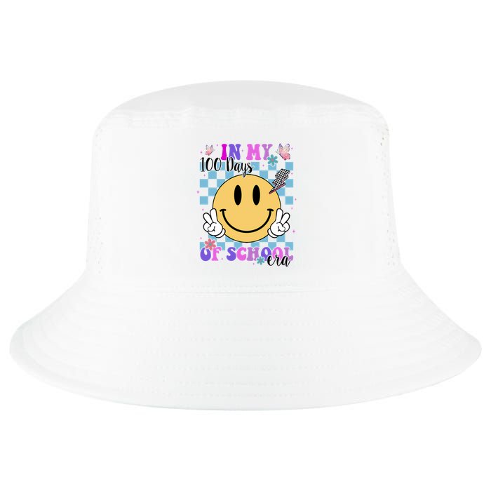 In My 100 Days Of School Era Retro Groovy Smile Cool Comfort Performance Bucket Hat