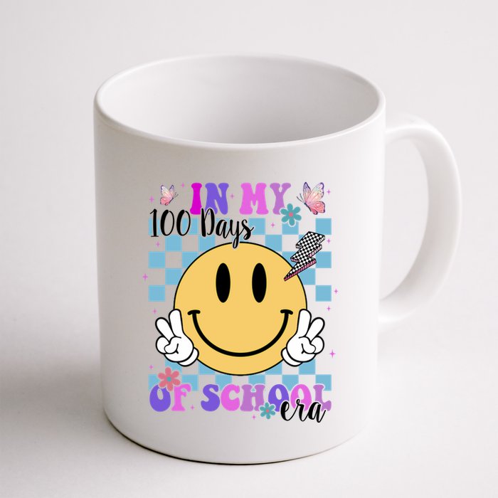 In My 100 Days Of School Era Retro Groovy Smile Mug