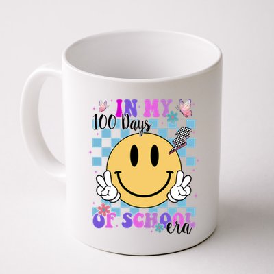 In My 100 Days Of School Era Retro Groovy Smile Mug
