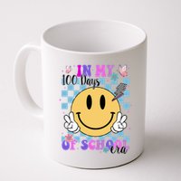 In My 100 Days Of School Era Retro Groovy Smile Mug
