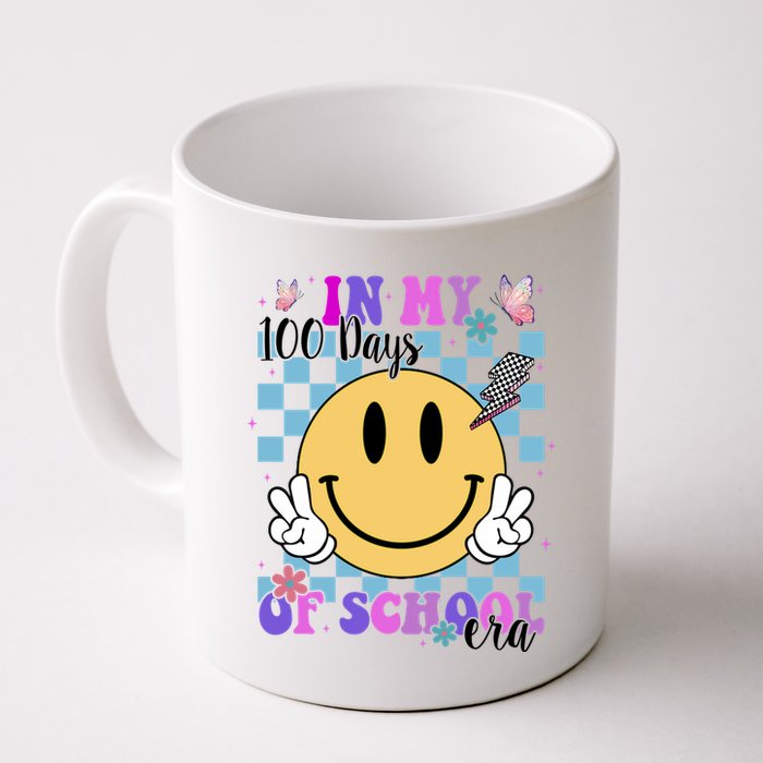 In My 100 Days Of School Era Retro Groovy Smile Mug