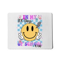 In My 100 Days Of School Era Retro Groovy Smile Mousepad