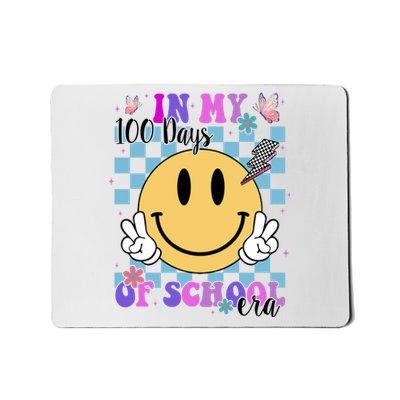 In My 100 Days Of School Era Retro Groovy Smile Mousepad