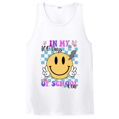 In My 100 Days Of School Era Retro Groovy Smile PosiCharge Competitor Tank