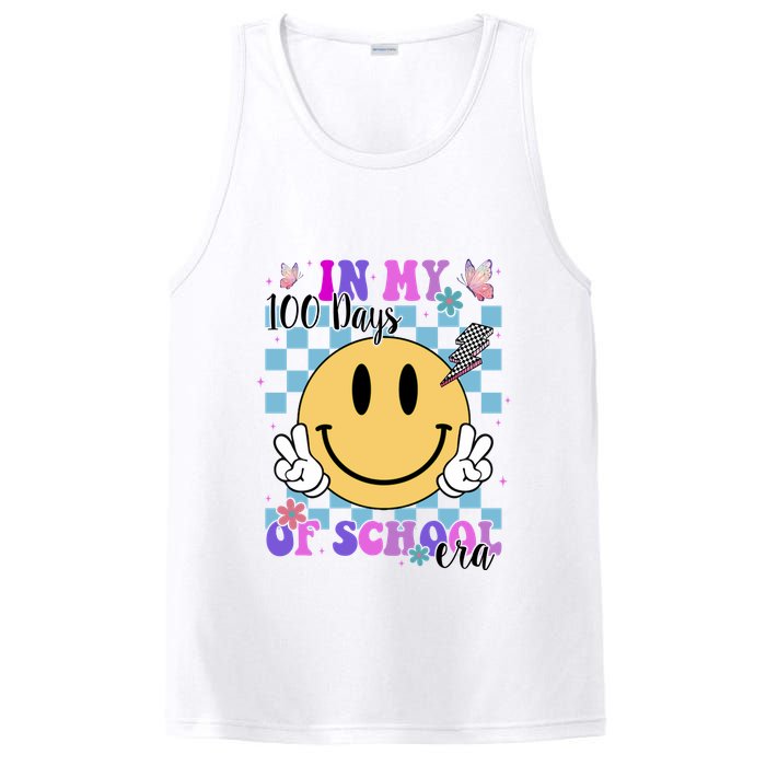 In My 100 Days Of School Era Retro Groovy Smile PosiCharge Competitor Tank