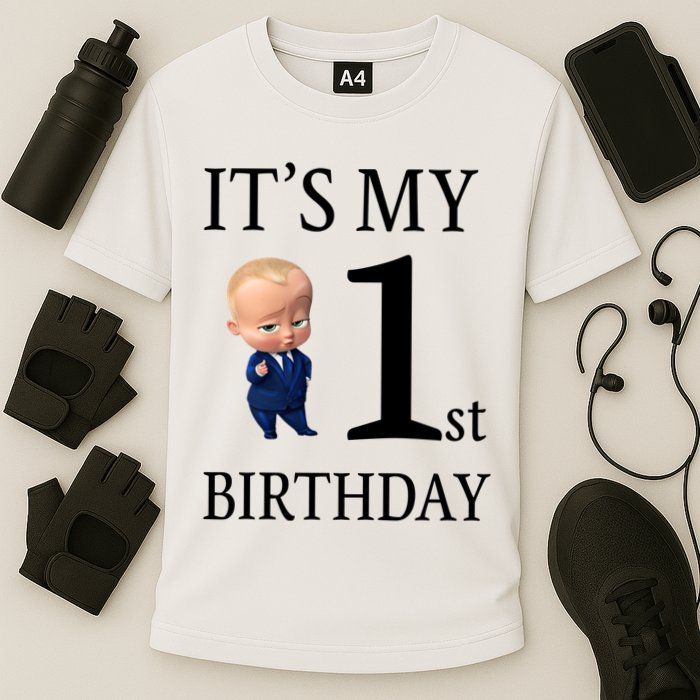 It's My 1st Birthday Cooling Performance Crew T-Shirt