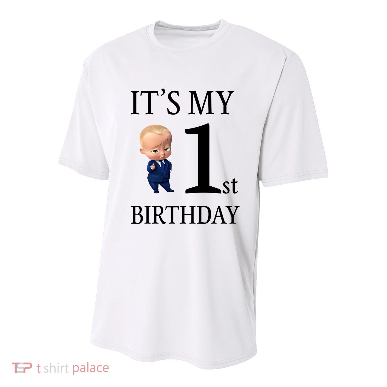 It's My 1st Birthday Youth Performance Sprint T-Shirt