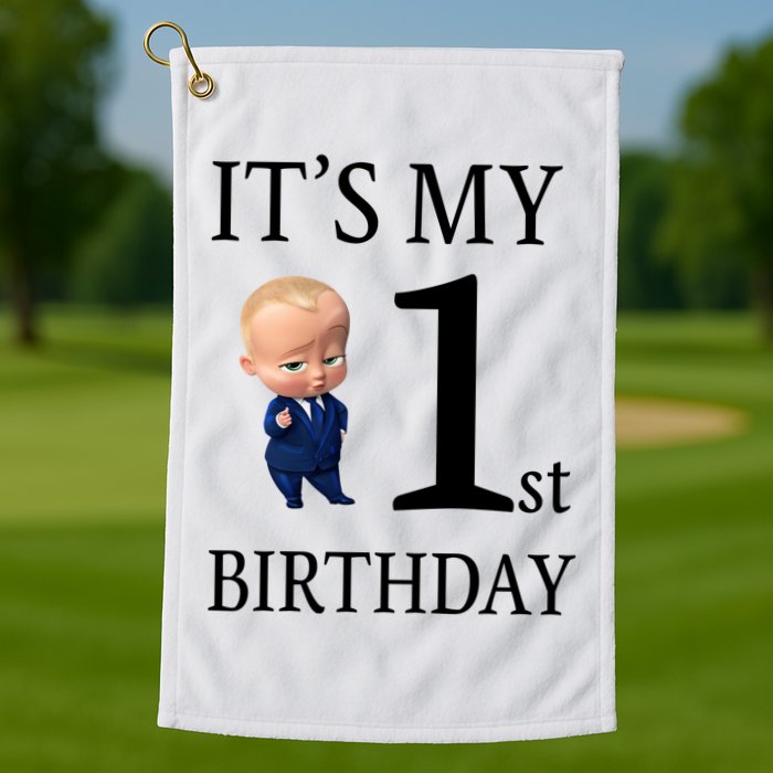 It's My 1st Birthday Golf Towel