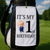 It's My 1st Birthday Golf Towel