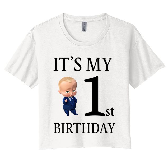 It's My 1st Birthday Crop Top