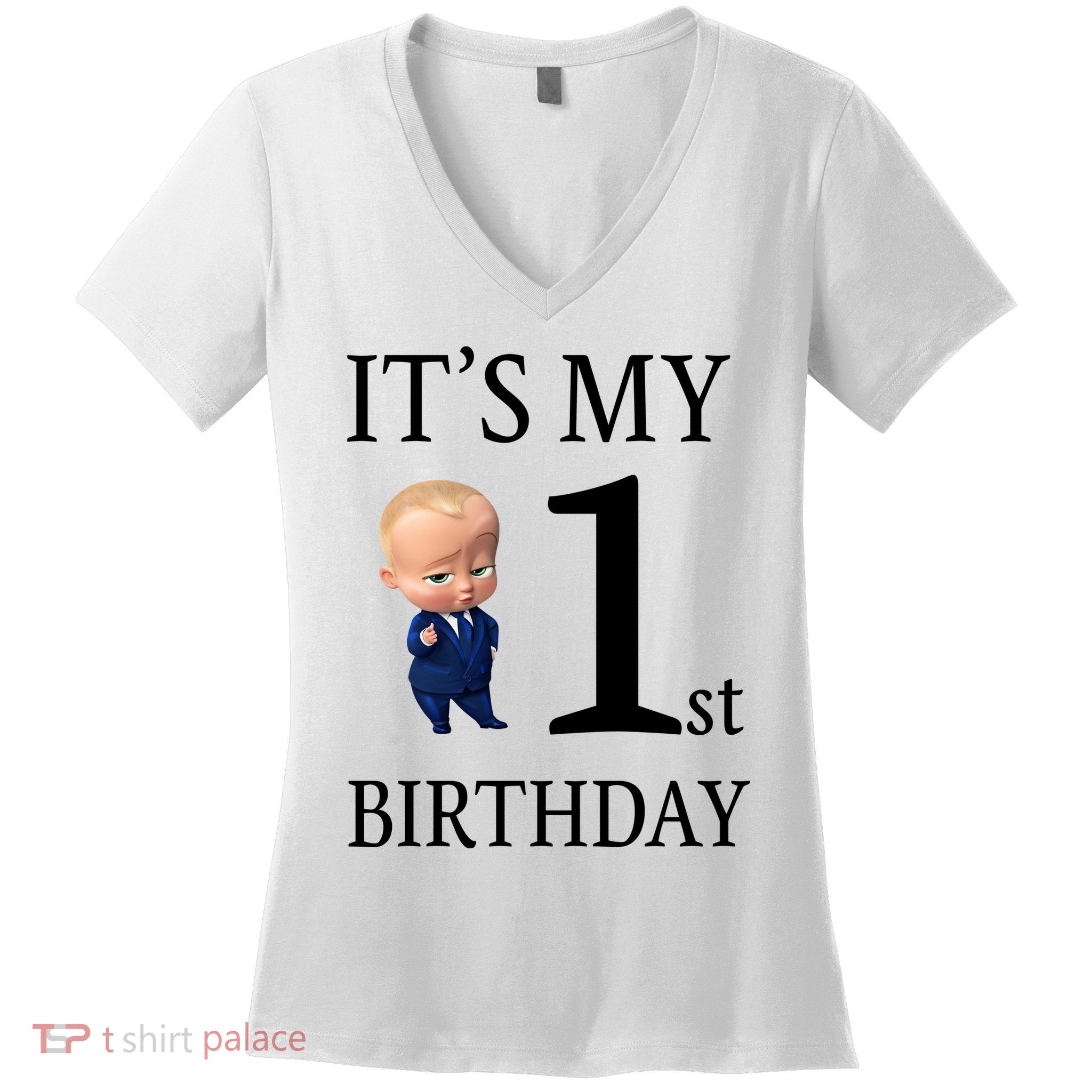 It's My 1st Birthday Women's V-Neck T-Shirt