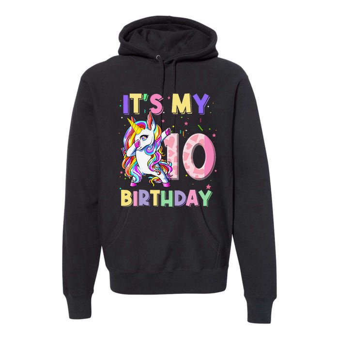 Its My 10 Birthday Unicorn Outfits For Premium Hoodie