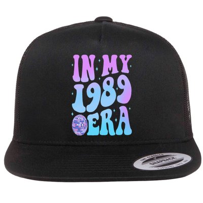 In My 1989 Era Groovy Retro Funny Flat Bill Trucker Hat