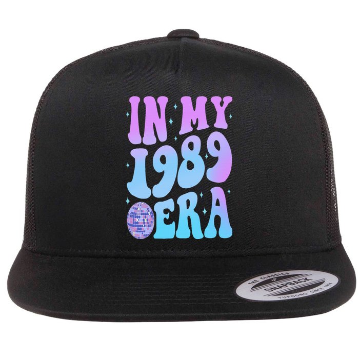 In My 1989 Era Groovy Retro Funny Flat Bill Trucker Hat