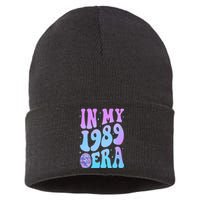 In My 1989 Era Groovy Retro Funny Sustainable Knit Beanie